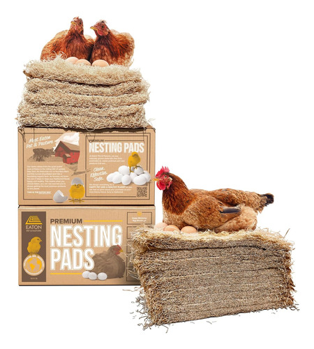 Almohadillas Nido Premium Gallinas Ponedoras, Cultivada...