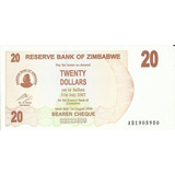 Zimbabwe 20 Dolares 2007