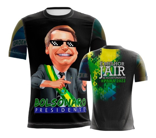 Camiseta Camisa Presidente Jair Bolsonaro Presidente Brasil