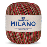 Barbante Euroroma Milano Multicolor 400g Fio 6 - Escolha Cor