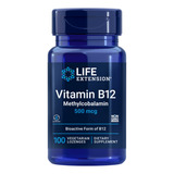 Life Extension, Vitaminab12 Metilcobalamina 100capsulas Sin Sabor