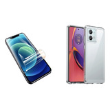 Funda Acrílico + Hidrogel Compatible Cn Motorola Moto G84 5g