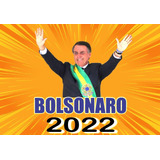 Bandeira  Bolsonaro 1x1,45m  Mod L1