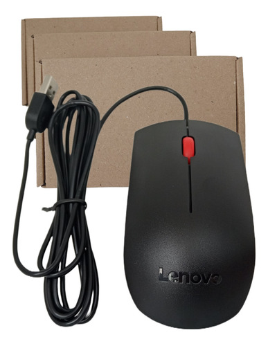 Combo X3 Mouse Lenovo Original - Con Cable