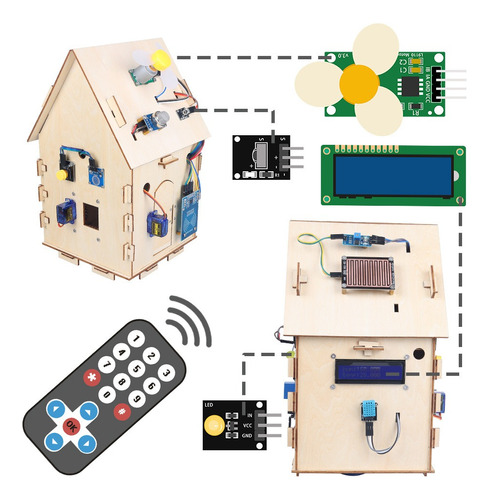 Kit De Casa Domótica Inteligente Con Arduino  