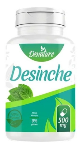 Desinche 500mg 100 Capsulas  Denature Sabor Natural