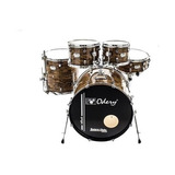 Shell Pack Bateria Acústica Odery Inrock Gold Tiger Bumbo 18