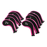 Conjunto De 10 Peças De Neoprene Golf Club Iron Head Covers