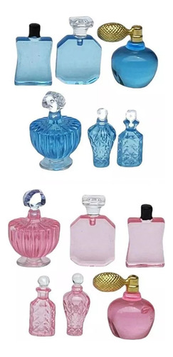 2 Juegos De Accesorios Para Miniaturas De Perfume A Escala 1