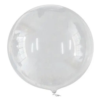 10 Globos Bobo Burbuja 20 Pulgadas Transparente Helio Comercializadora Sfm