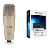 Behringer C1u Microfono Condensador Usb Con Pipeta Promo