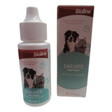 Aceite Oídos Bioline Para Ácaros De Oído De Mascotas 30 Ml