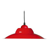 Colgante Rojo C136 Ferrolux Apto Lamparas Led Rosca Comun