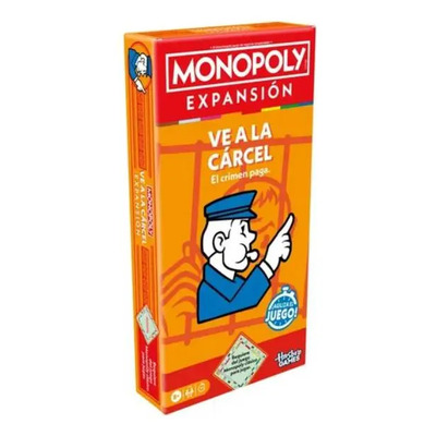 Juego Monopoly Ve A La Cárcel G0719 Hasbro | MercadoLibre