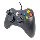 Joystick Seisa Njx-301 Negro Para Xbox 360 Con Cable