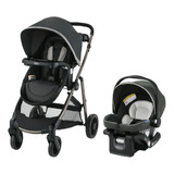 Coche Graco Travel System Modes Element Dlx Cta Color Negro Color Del Chasis Gris