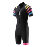 Traje De Triatlón Para Mujer Traje De Natación Acolchado De