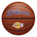 Balón Basquetbol Lakers Nba Alliance Wilson Color Naranja Oscuro