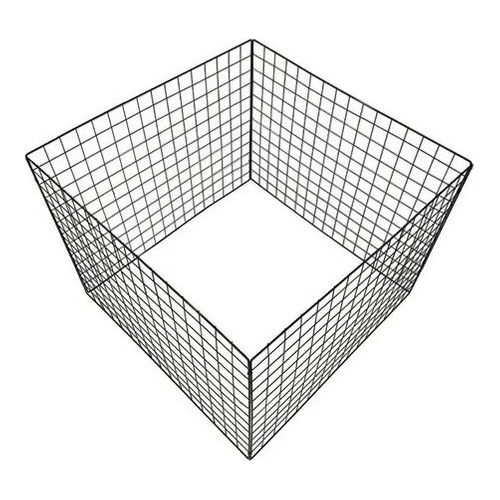 Cercado Adestramento Pet Dobrável Quadrado Com 4 Telas 60x80