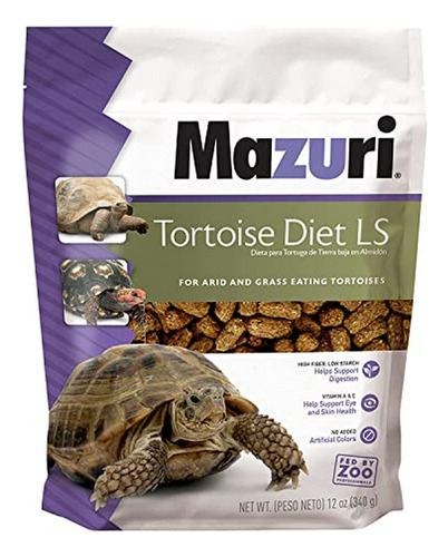 Mazuri Dieta Tortoise Ls | Bolsa De 12 Onzas (12 Onzas)
