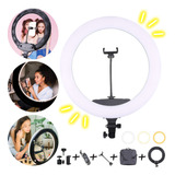 Iluminador Ring Light Anel 48cm Make Dimmer Selfie Youtuber