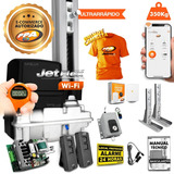 Kit Motor Ppa Bv 1/4 Jet Flex Wifi Trava 2 Sup Portão 350kg