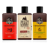 Kit 3x Shampoo Barba Negra Lemon Peaky Blinders Don Alcides