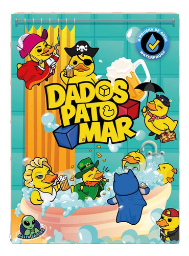 Dados Pato Mar Juego De Mesa Salta Pal Lao +18