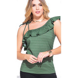 Blusa Para Mujer Estampado Rayas Mp