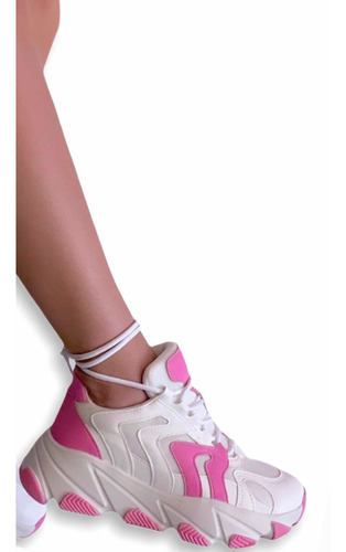 Tênis Super Chunky Sneaker Sola Alta Colors Hot New Zatz