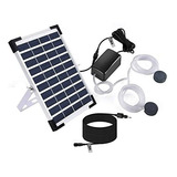 Bomba De Aire Solar Para  Estanques 5w 22.2gph 3modos