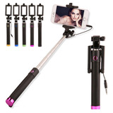 Monopod Palo Selfie Stick Con Cable Aux 3.5mm Foto Video 