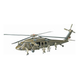 Helicóptero De Juguete Hasegawa Uh-60 Black Hawk, Para Armar