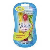 Maquinilla De Afeitar Gillette Venus Tropicales Desechables 