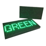 Modulo Led P10 Verde Waterproof Ledshopmx