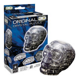 Rompecabezas De Cristal 3d - Calavera Negra