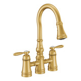 Moen Sbg Weymouth - Grifo De Cocina Con Dos Manijas Con Pue.