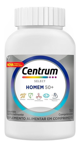 Suplemento Centrum Select Homem 50+ Com 150 Comprimidos