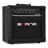 Amplificador Cubo Para Guitarra Borne G30 Preto C/ Distorção