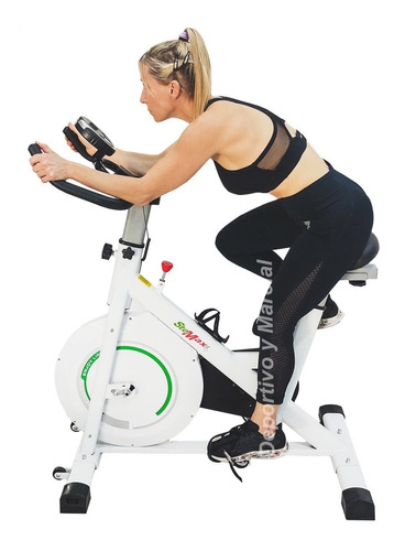 Bicicleta Spinning Fija Semi Profesional Hasta 120 Kg 10 Kg