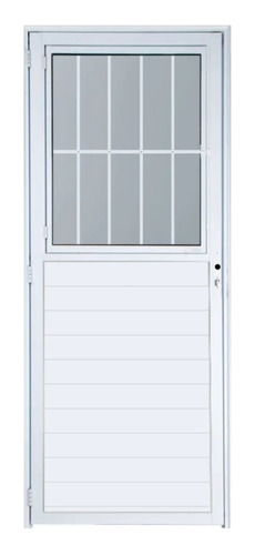 Porta Lambril Pop 210x080 Branco Lado Direita L25