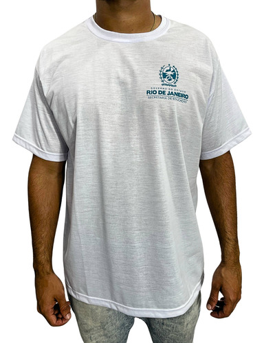 Camisa Camiseta Personalizada Uniforme Escolar Estadual Rj