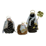 Pesebres Artesanales Piñas De Pino (3 Figuras)