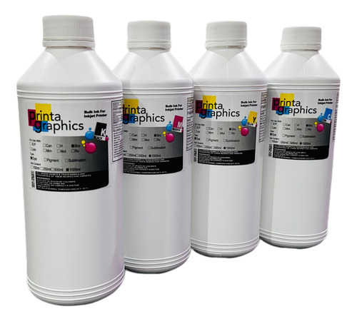 4 Litros De Tinta Dye Universal Para Hp Canon Brother Epson