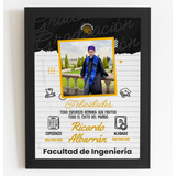 Regalo De Graduación Generación Foto Cuadro Personalizado