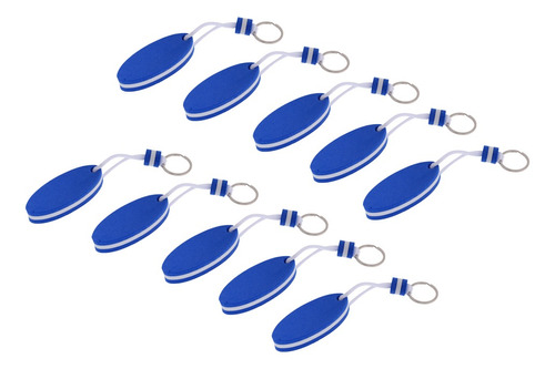 10 Piezas Flotantes De Espuma Llavero Flotador De Surf,azul