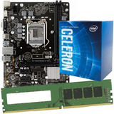 Combo Pc Intel Celeron Dual Core G5905 + H410 + 8gb Ddr4