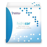 Lente De Contato Colorida Hidrocor Sem Borda Anual *sem Grau