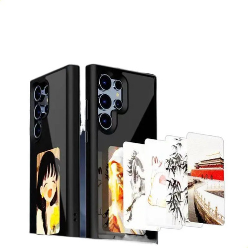 Funda Para S25 Ultra S24 S23 Con Nfc, Pantalla De Tinta Electrónica, Bricolaje Y Protección.exquisite Gift