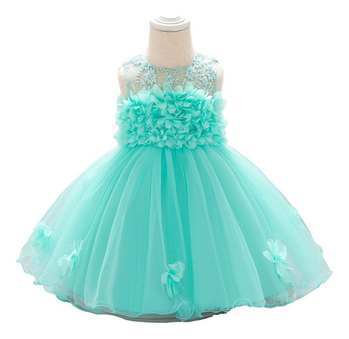 Vestido De Bautizo Para Bebé Niña, Vestido De Cumpleaños De